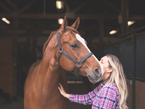 Vrouw met paard